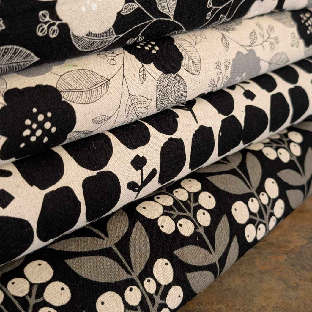 Cotton Linen Flax Prints by Sevenberry for Robert Kaufman - Fabric Design Treasures