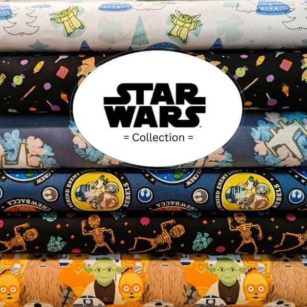 BULK LOT OF 6 STAR WARS / MADALORIAN THEMED PIECES outlet OF FABRIC