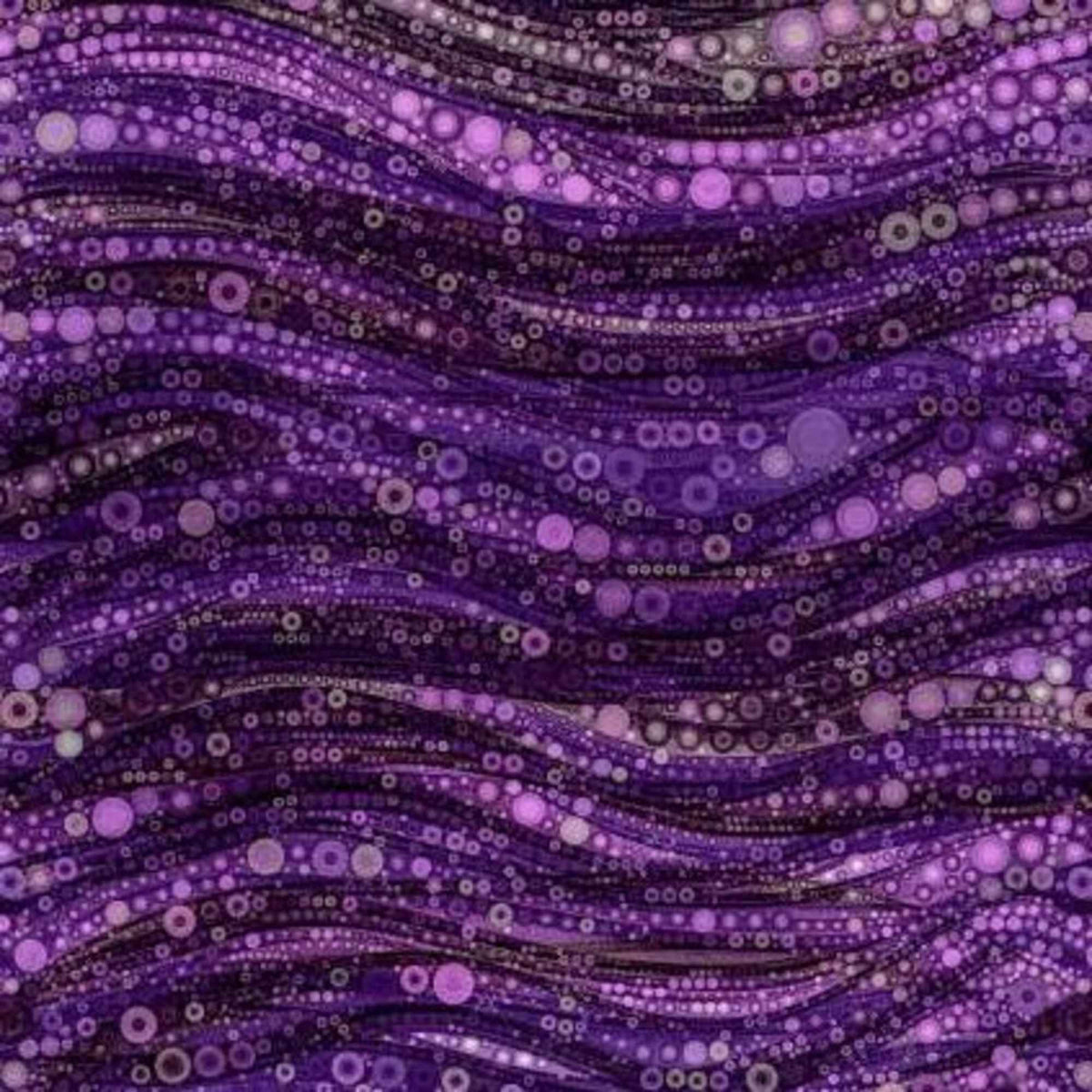 Abstract Circles Purple Quilting Cotton – Gigi in the Garden