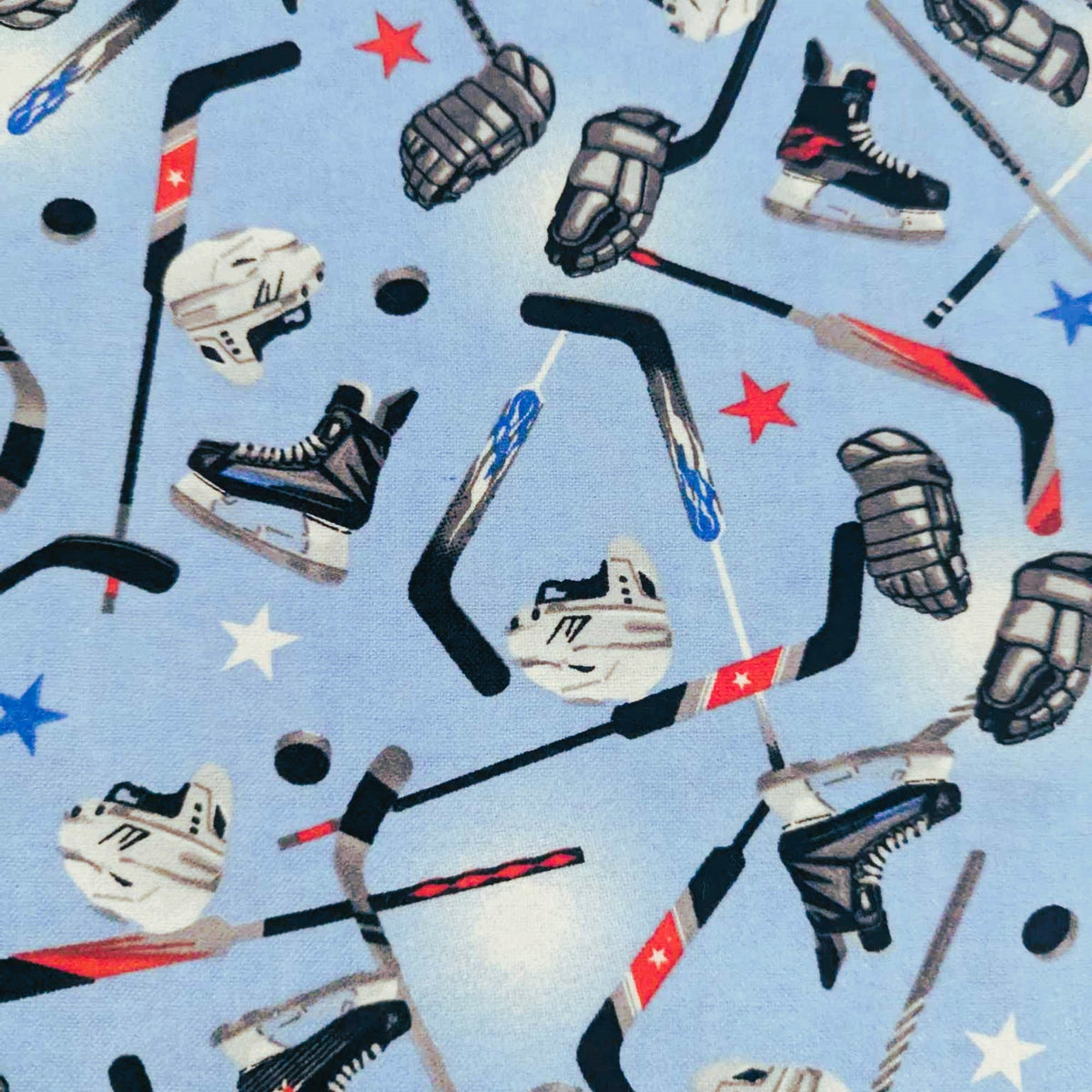 Hockey FLANNEL, Gloves, Helmuts, Hockey Sticks, Skates