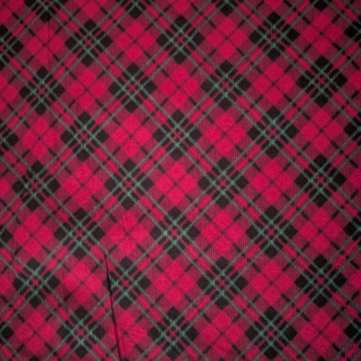 Red & Black Plaid Cotton Flannel – Red Christmas Plaids - Oeko - Text Standard 100