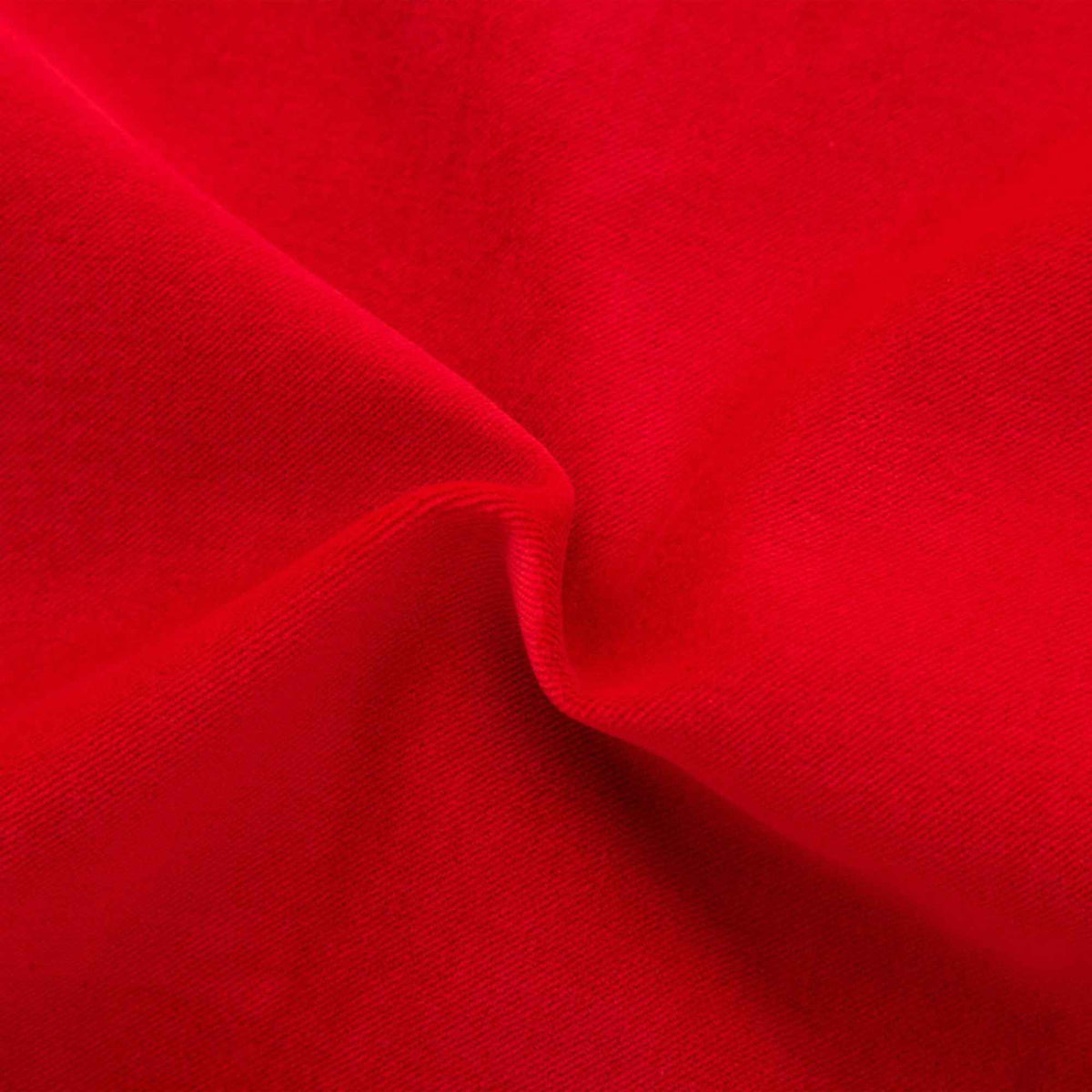 Robert Kaufman Lush Velveteen Fabric in Scarlet Red