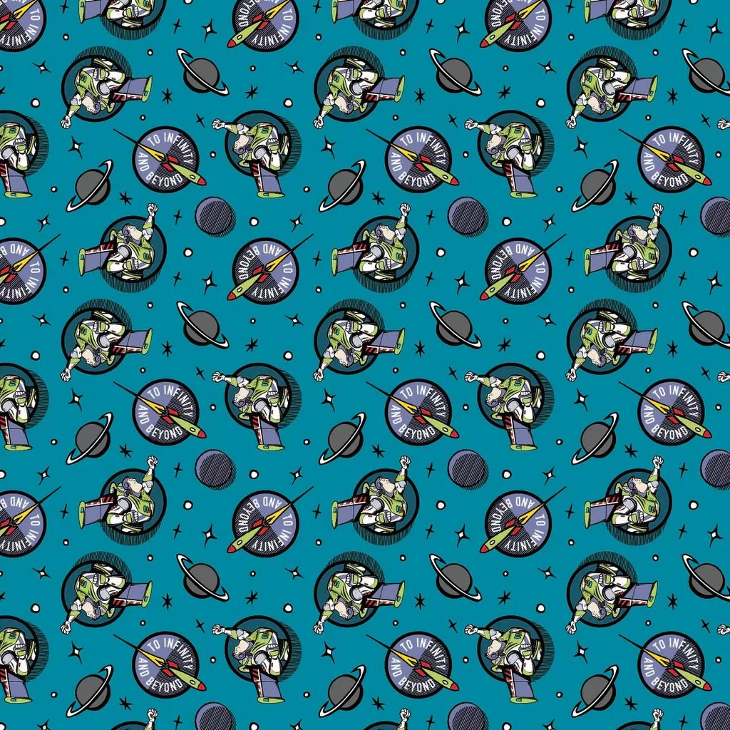 Toy Story III Buzz Spotlight Fabric – 7 Pre - Cut 1 - Yard Bundle