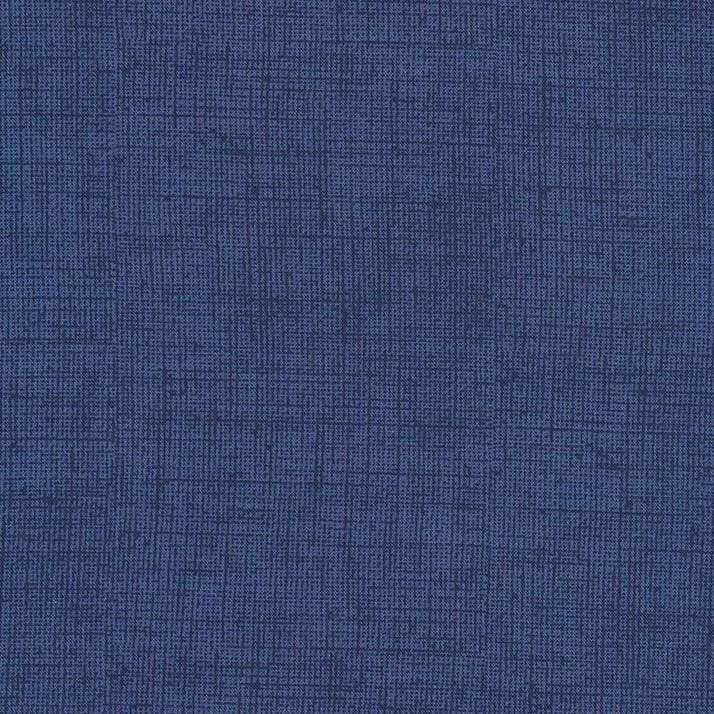Timeless Treasures MIX-C7200, blue textured blender cotton fabric with crosshatch design.
