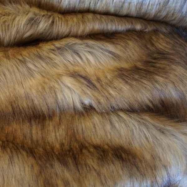 TISSAVEL Fur, Bronze Black Two Colors Long Pile 30/38 | Fabric Design Treasures