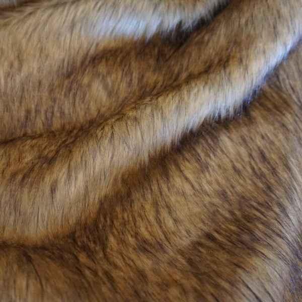TISSAVEL Fur, Bronze Black Two Colors Long Pile 30/38 | Fabric Design Treasures