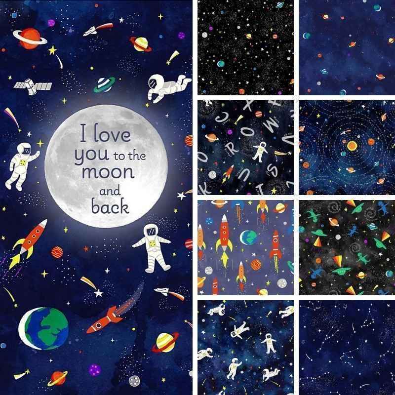 Blast Off! fabric collection by Timeless Treasures