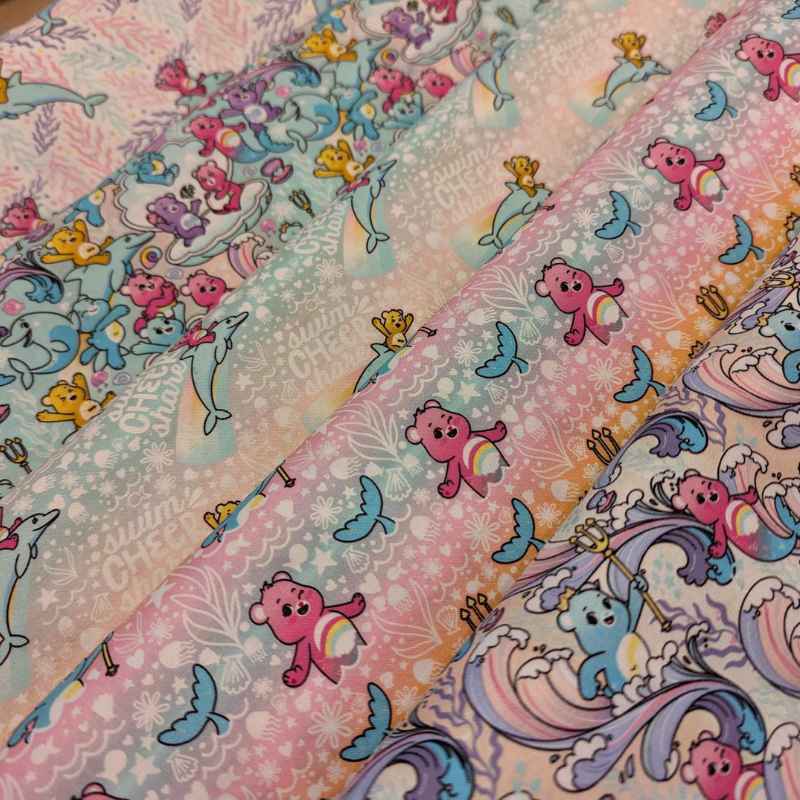 Care Bears' Mer Bears by Camelot Fabrics - Fabric Design Treasures