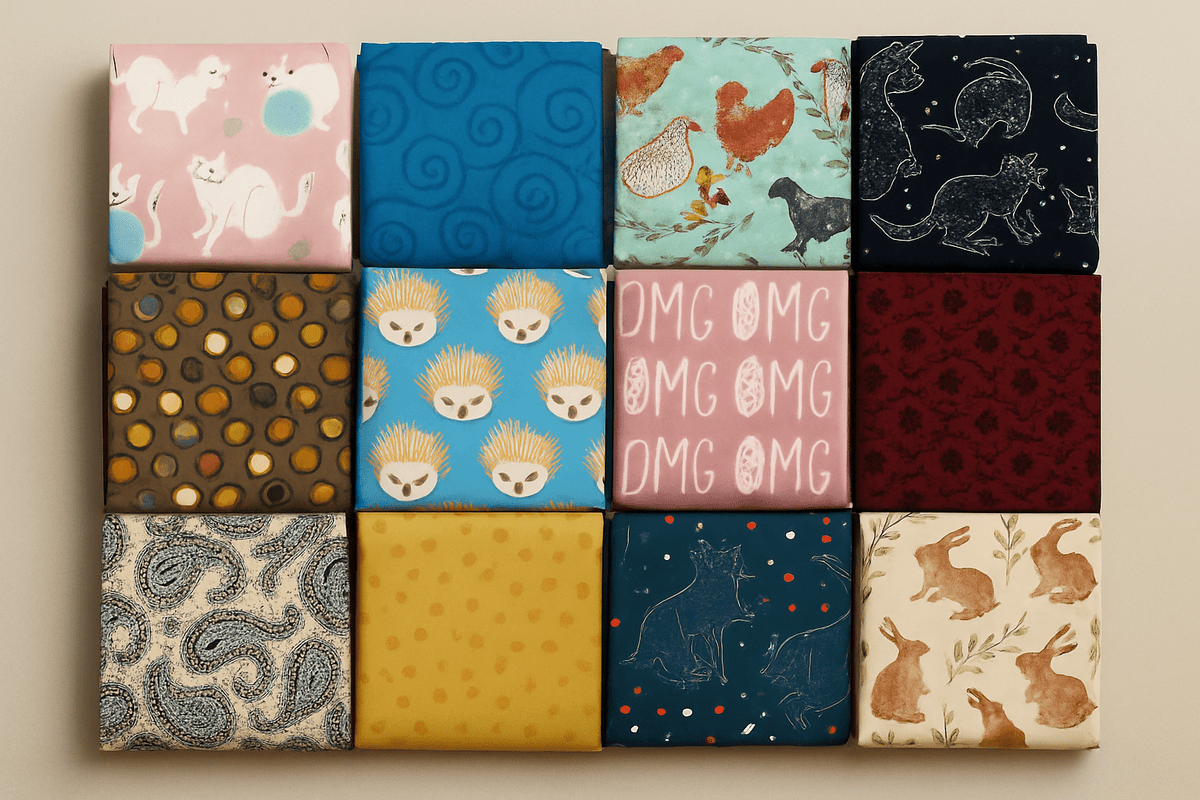 Fat Quarters Cotton Fabric | Precut Quilting Fabric - Fabric Design Treasures