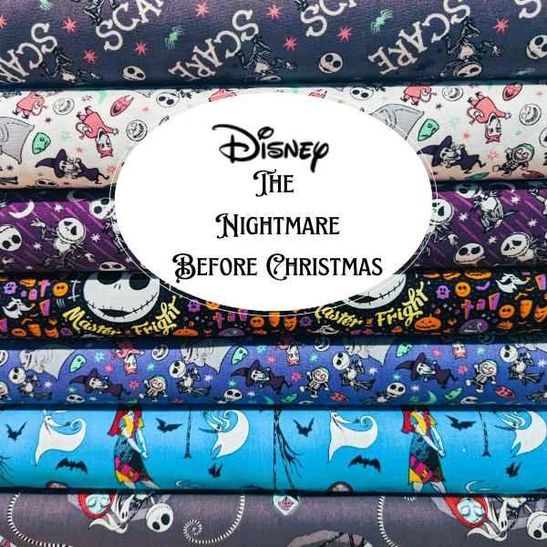 Nightmare Before Christmas Collection - Fabric Design Treasures