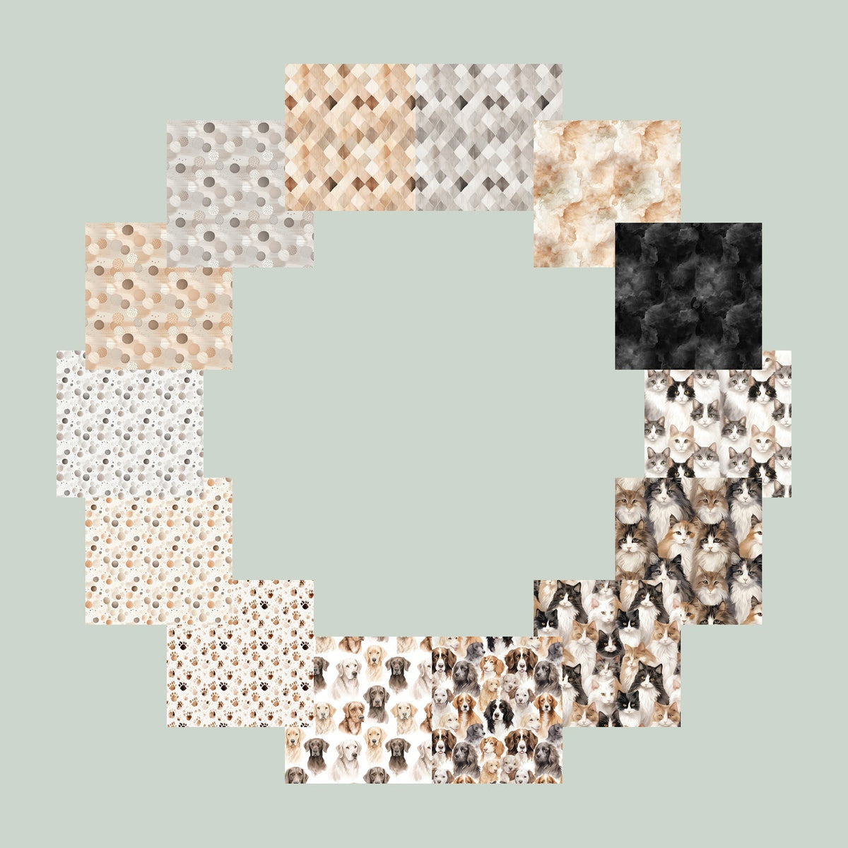 Paw & Whiskers Quilting Fabric Collection by Camelot
