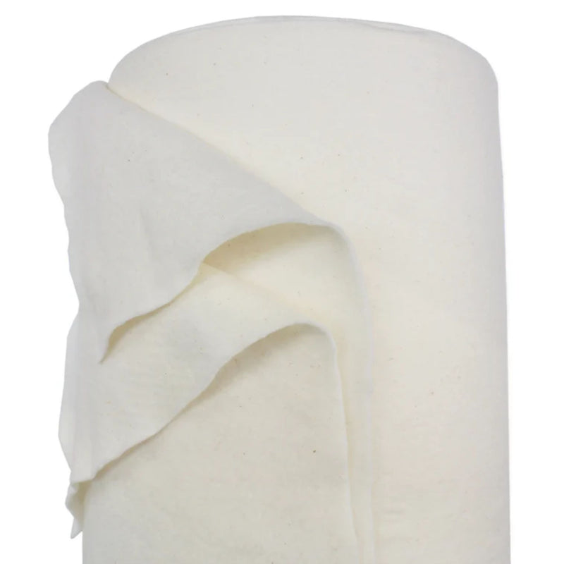 Comfort Cloud cotton blend batting with scrim 96 inch wide 30 yard quilting batting roll by Camelot Fabrics