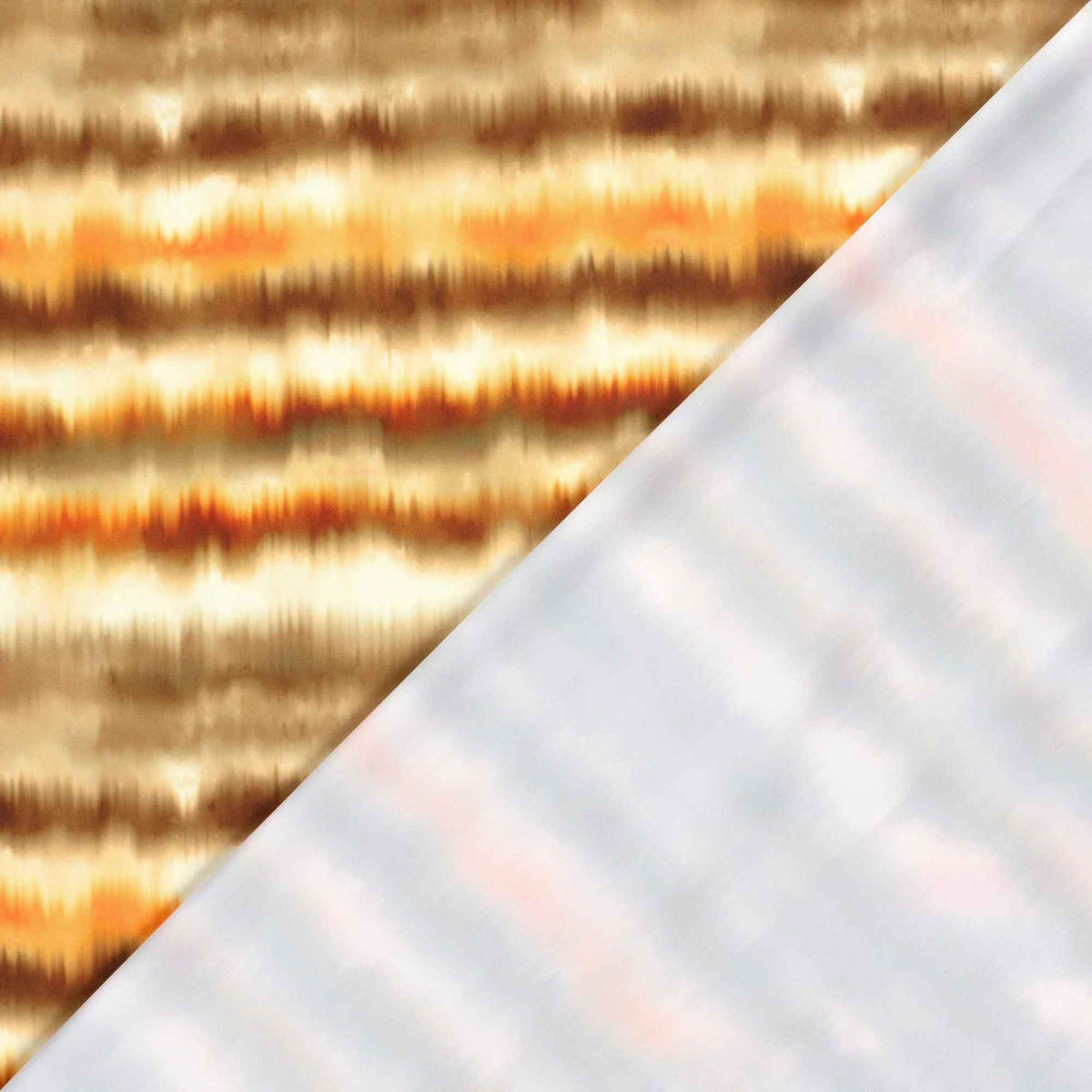 Abstract Brown Recycled Swimwear Jersey Fabric – UPF50, 82% RPL / 18% EL, eco-friendly digital print