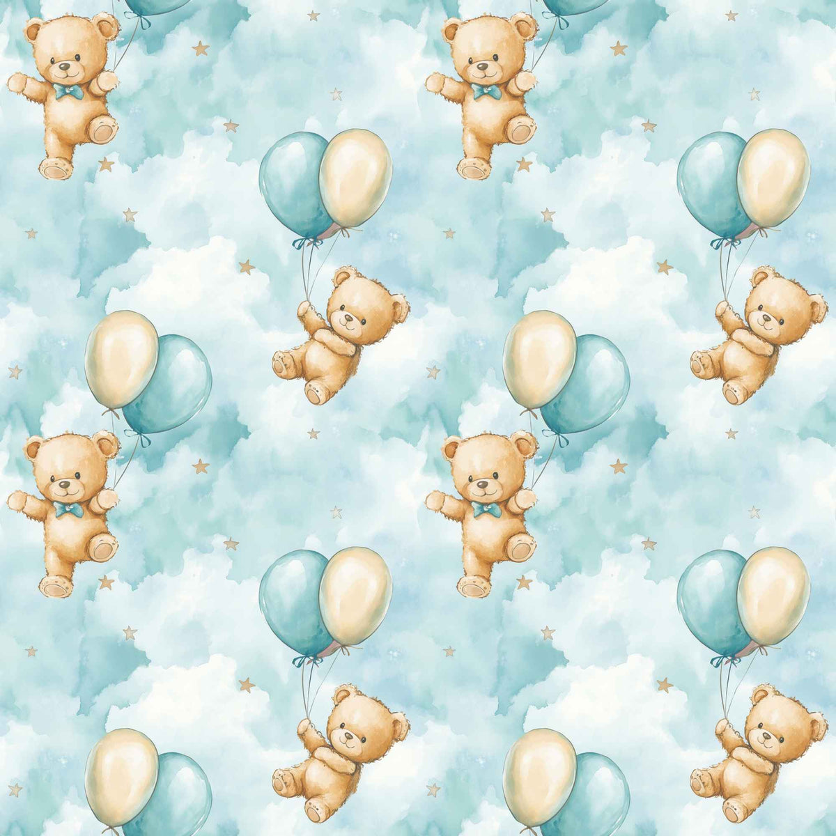 Teddy bear balloon laminated PUL fabric texture waterproof polyester knit