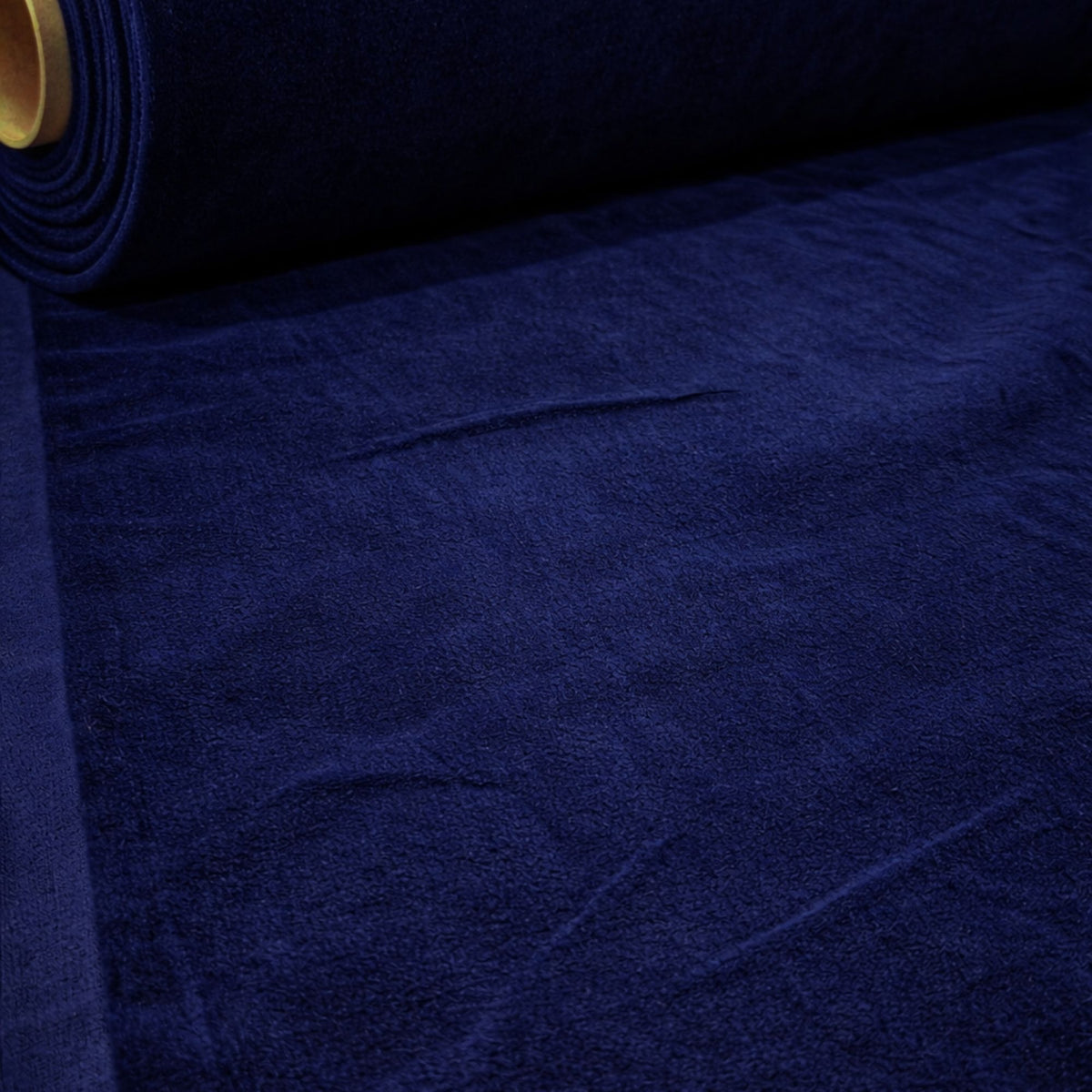 Lush VELVETEEN Fabric in Solid Navy