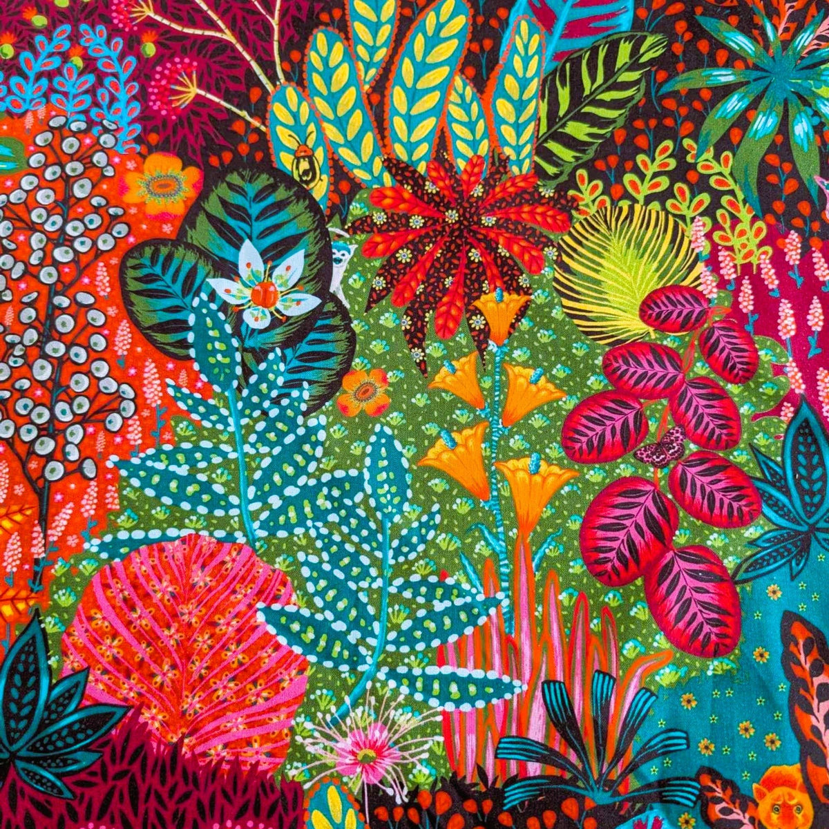 Amazonia Tropical Forest Cotton Fabric by Odile Bailloeul – PWOB072