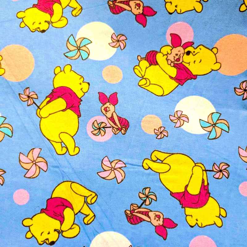 Bear FLANNEL on light blue background