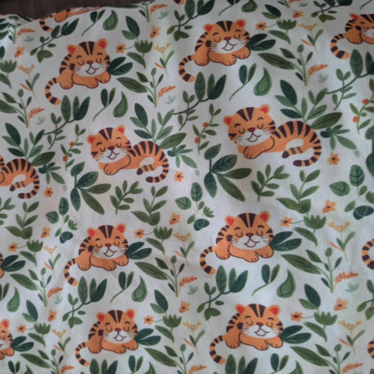 Playful Jungle Tiger PUL Fabric - Waterproof and Durable