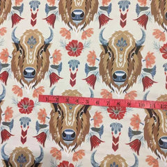 Bold Beautiful Bison, CAMELOT MINKY, Cream