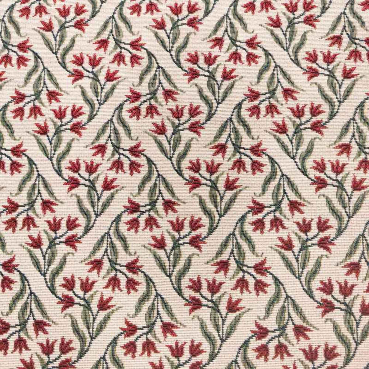 Botanic Classics Gobelin Tapestry Fabric – William Morris Inspired on Ecru