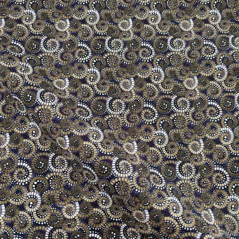 Brown Swirl, Way Under by Oasis Fabrics