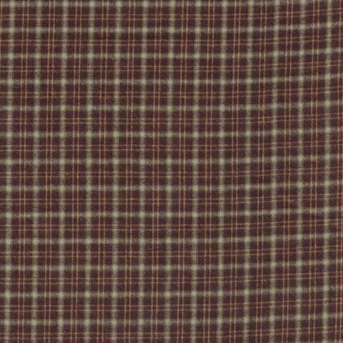 Brown & Tan Plaid Yarn Dyed Cotton Flannel Fabric – Quilting and Apparel