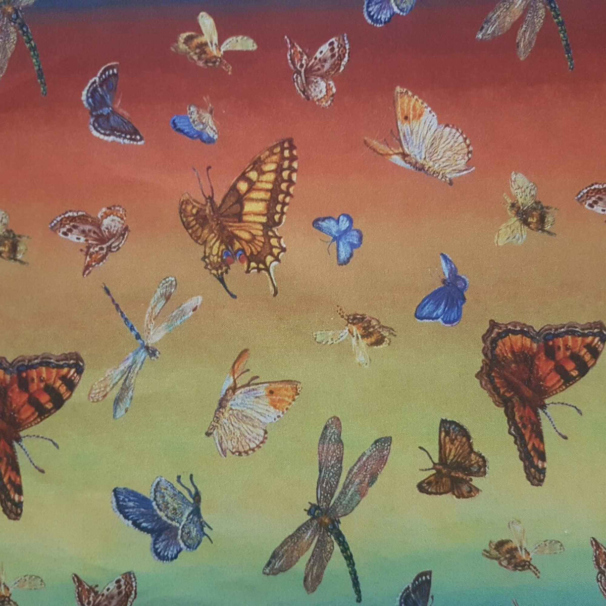 Butterfly Fabric – 3 Wishes Josephine Wall | Digitally Printed Quilting Cotton
