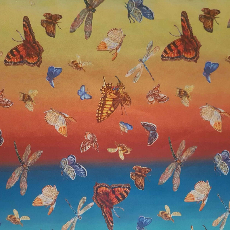Butterfly Fabric – 3 Wishes Josephine Wall | Digitally Printed Quilting Cotton