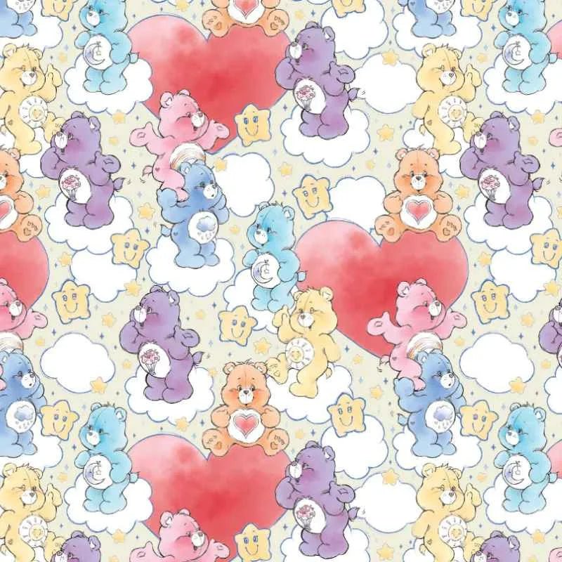 Care Bears, Care Bears Sketch Art, Fat Quarter Bundle