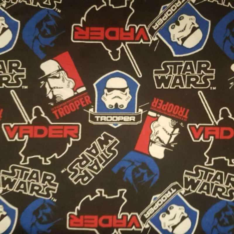 Darth Vader, Stormtroopers Star Wars FLANNEL Fabric