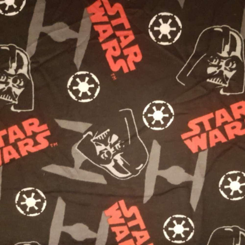 Darth Vader, Tie Fighter, Star Wars Logo FLANNEL Fabric