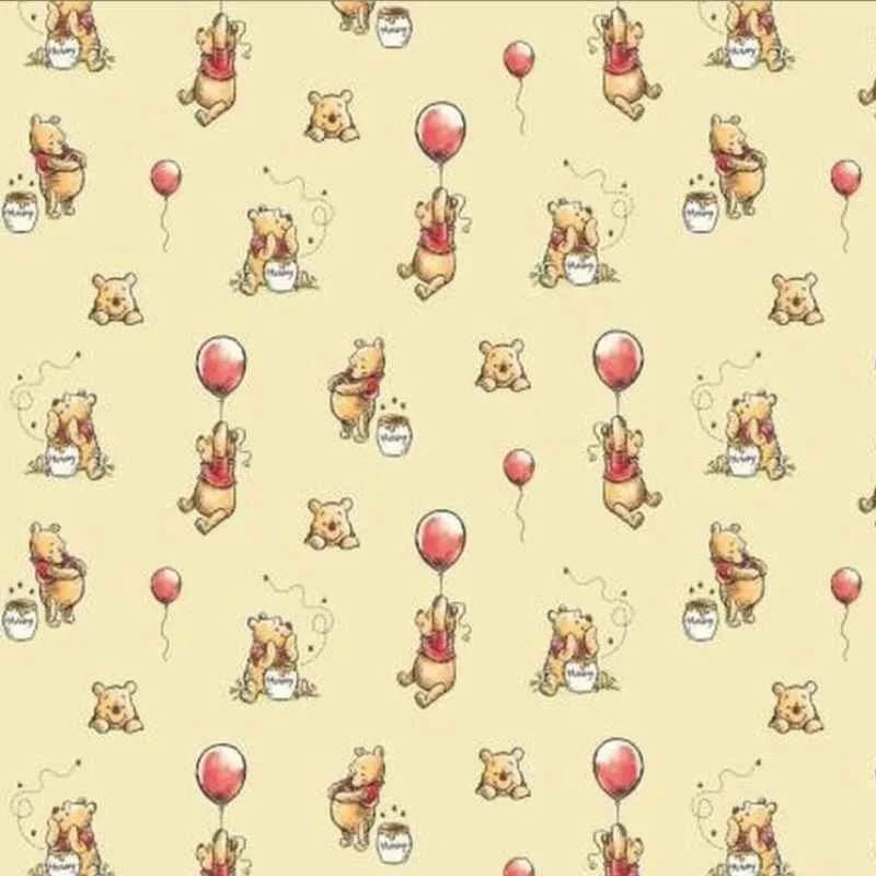 Disney's Winnie the Pooh and Balloons in Cream – Fabric Design Treasures