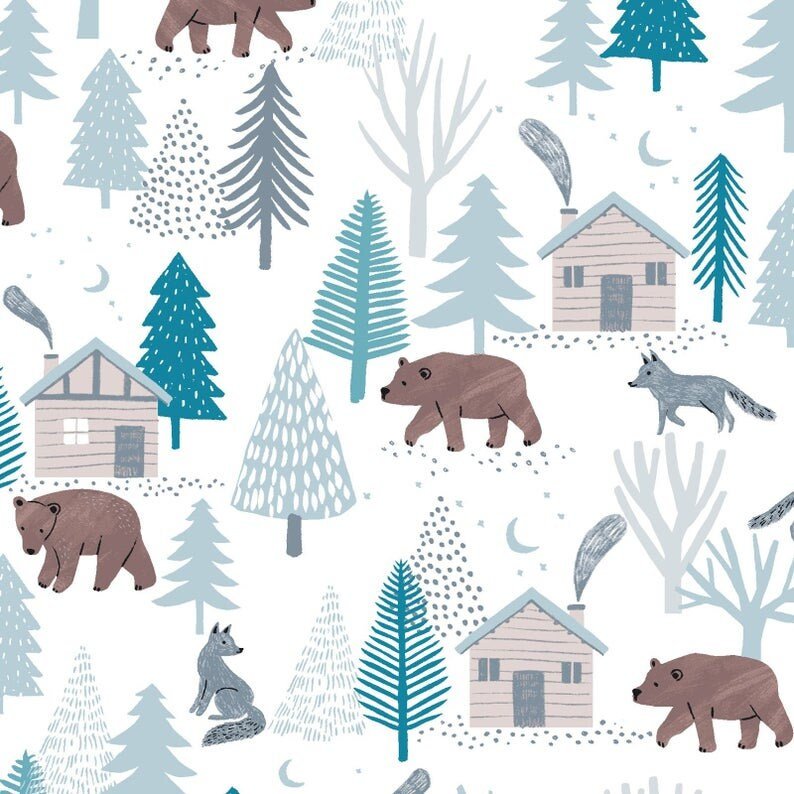 Dreaming of Snow Bears White | Rebecca Jones for Clothworks