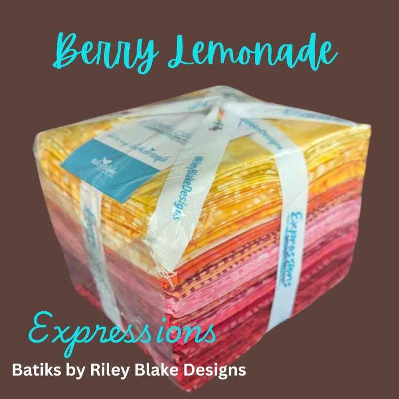 Expressions Batiks, Berry Lemonade Fat Quarter Bundle