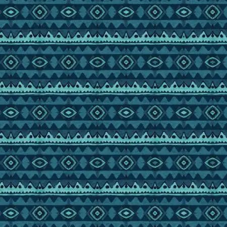 Fox Grove Tribal Stripe Blue