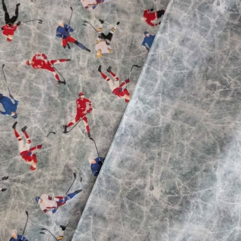 Grey Cracked Ice Texture, Quilting Cotton Fabric