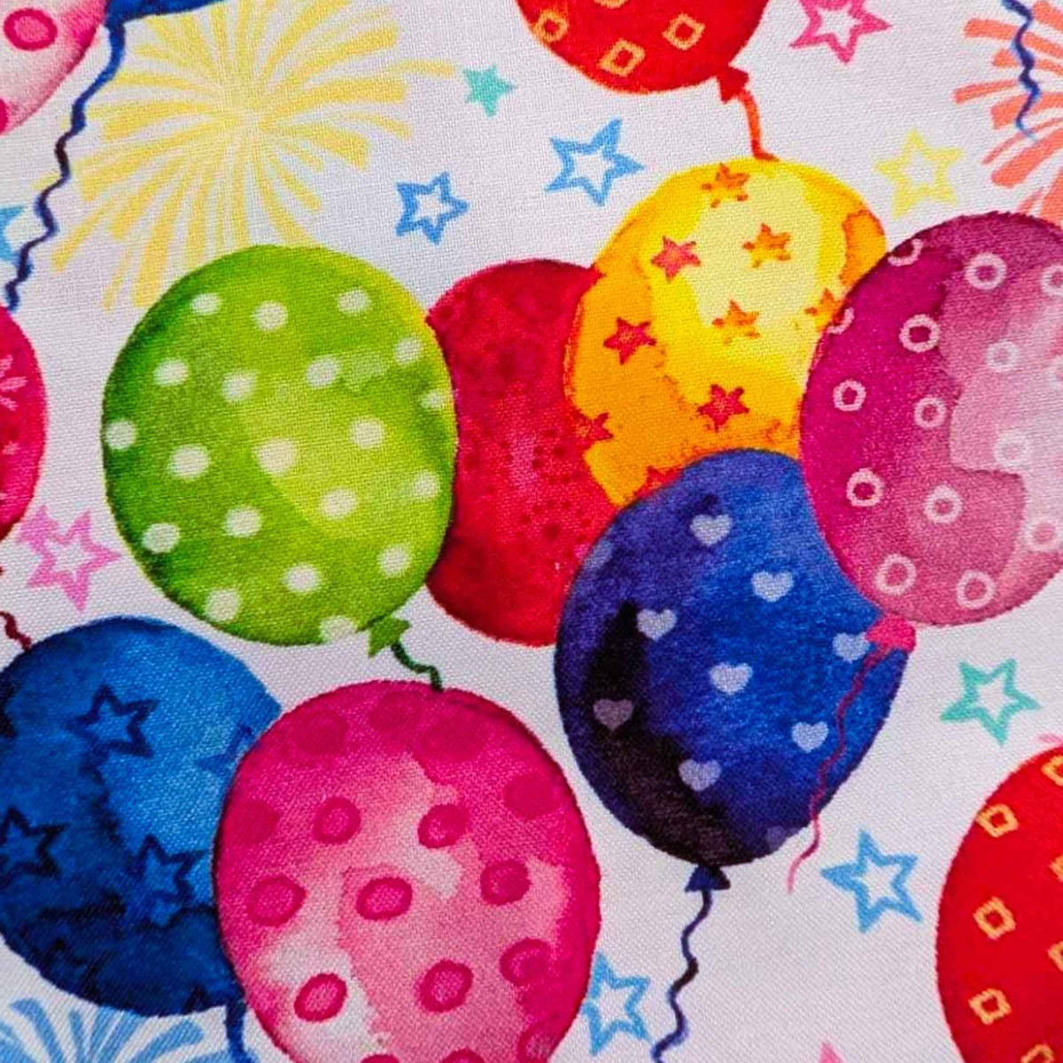 Happy Days Celebration Balloon Cotton Fabric – AHVD - 22252 - 203