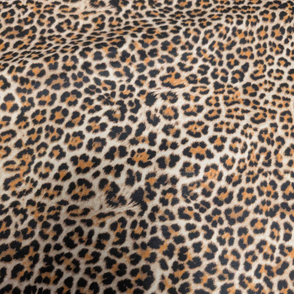 Leopard Print Cotton Flannel – Brushed Soft Oeko - Tex Standard 100