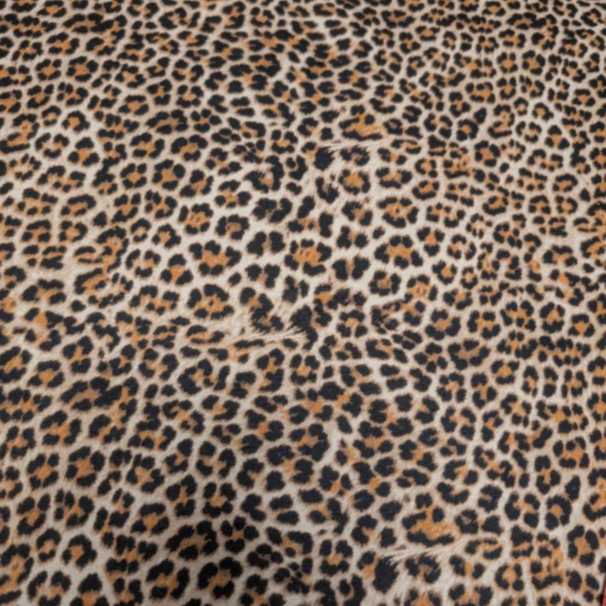 Leopard Print Cotton Flannel – Brushed Soft Oeko - Tex Standard 100
