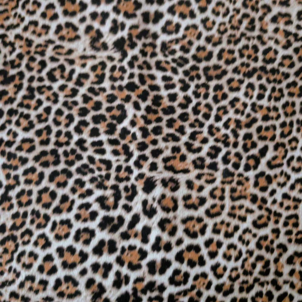 Leopard Print Cotton Flannel – Brushed Soft Oeko - Tex Standard 100