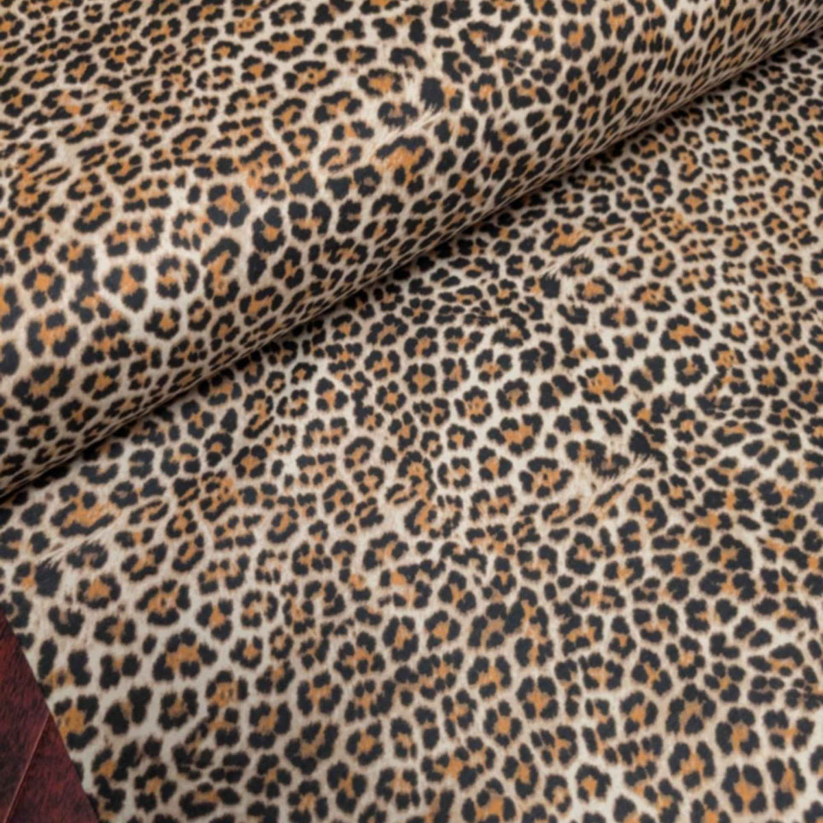 Leopard Print Cotton Flannel – Brushed Soft Oeko - Tex Standard 100