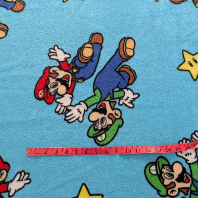 Mario Luigi High Five Anti - Pill Fleece | Nintendo