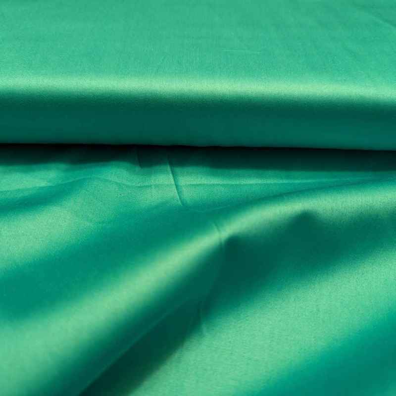 Mercer Sateen in Kelly Green