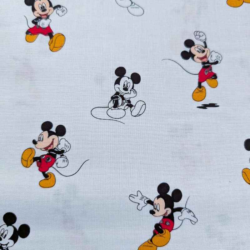 Mickey Traditional Cotton Print | Disney