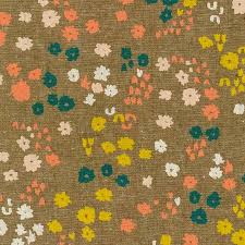 Mini Floral on Brown - Essex