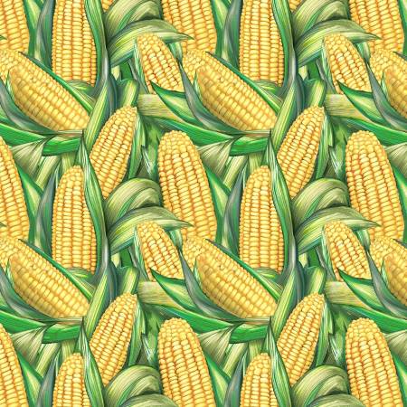 Multi Corn Maze, Marigold Homestead Camelot fabrics