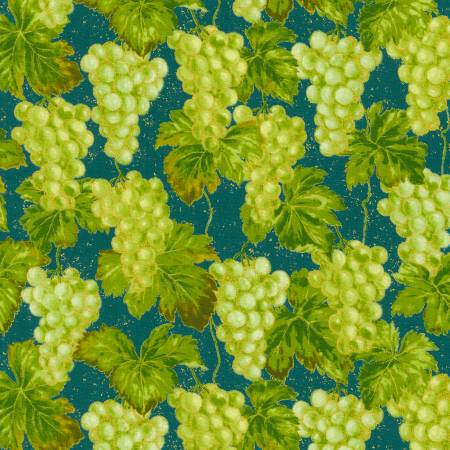 Nature's Harvest Vineyard Grapes Cotton Fabric | Robert Kaufman