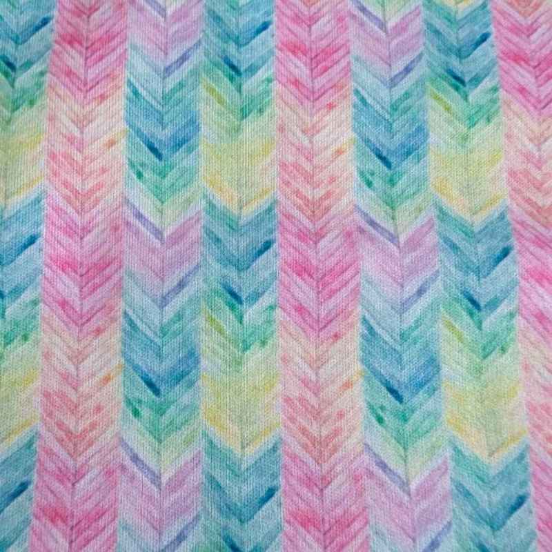 Pastel Feathers, PUL Laminated Waterproof