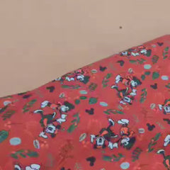 Disney Mickey and Minnie Mouse, Mickey Noel - Fabric Design Treasures
