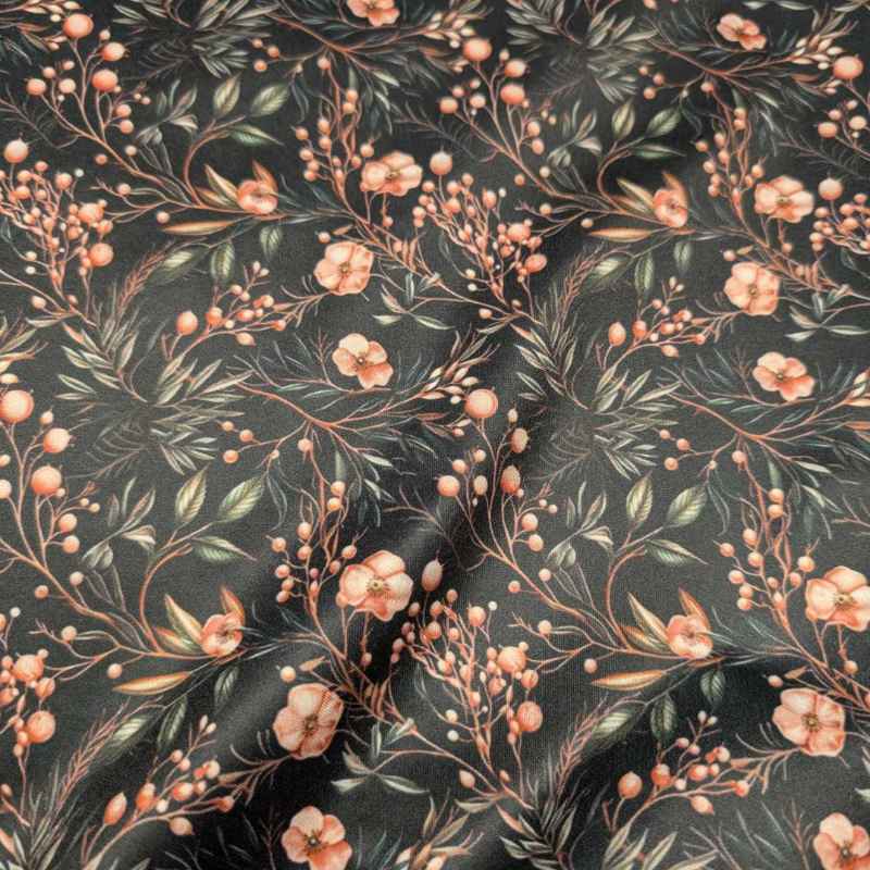 Rose Gold Blooms, PUL Laminated Waterproof